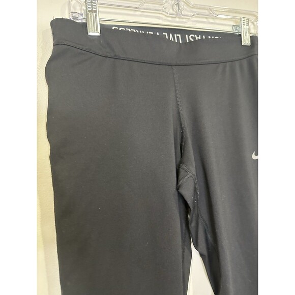 Nike Womens Dri-Fit Black Compression Leggings Size Medium Gorpcore Athleisure - Picture 3 of 10